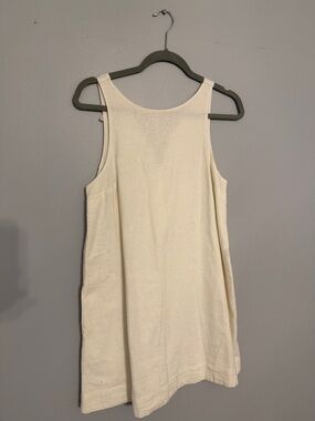 Abercrombie & Fitch High-Neck Linen-Blend Mini Dress